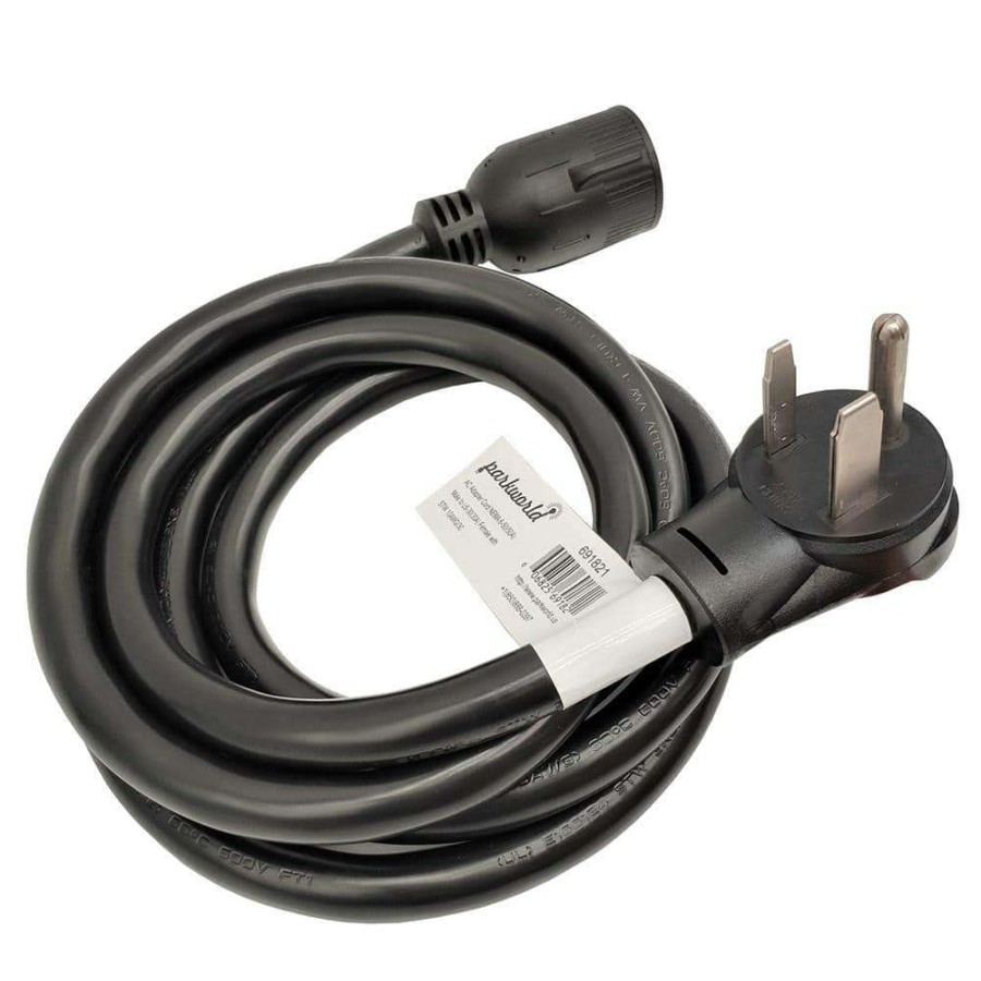 Appliance Extension Cords * | Parkworld 8 Ft. 10/3 3-Wire 50 Amp 3-Prong Nema 6-50P Plug To 30 Amp Locking L6-30R Receptacle Welder Adapter Cord