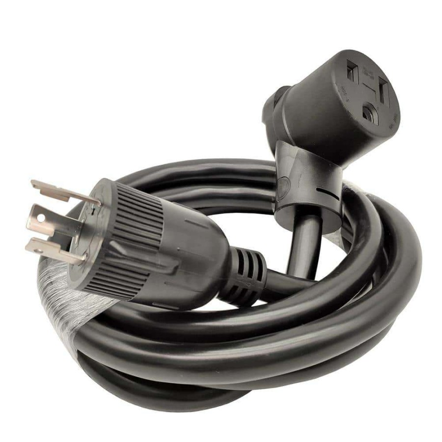 Appliance Extension Cords * | Parkworld 8 Ft. 10/3 3-Wire 30 Amp Locking 3-Prong Nema L6-30P Plug To 50 Amp Welder 6-50R Adapter Cord