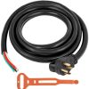 Generator Parts * | Vevor 50 Ft. 6/3 Plus 8/1 Extension Cord Indoor/Outdoor Generator Power Cord Stw 50 Amp Nema 14-50P No-Pin Type