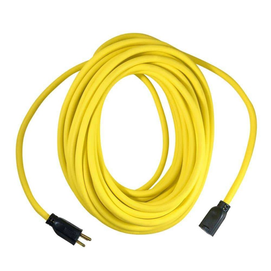 General Purpose Cords * | Husky 50 Ft. 12/3 Extension Cord, Yellow