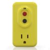 Gfci Plugs * | Elegrp 15 Amp Single Outlet Gfci Adapter, 3-Prong Grounded Gfci Adapter Plug, For Indoor Use With Manual Reset, Yellow