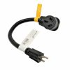 Appliance Extension Cords * | Parkworld 1.5 Ft. 10/3 3-Wire 15 Amp Regular Household Nema 5-15P Plug To 50 Amp Range/Oven 10-50R Adapter Cord(Only For 125-Volt)