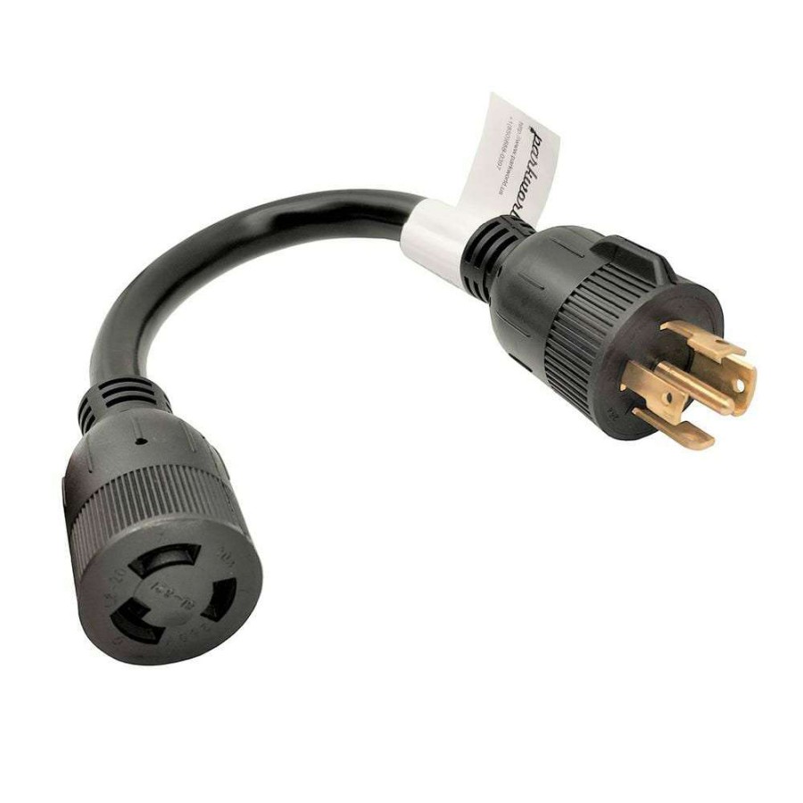 Appliance Extension Cords * | Parkworld 1 Ft. 10/3 3-Wire 30 Amp 208-Volt 5-Prong Locking Nema L21-30P To 20 Amp 3-Prong Locking L6-20R Receptacle Adapter Cord