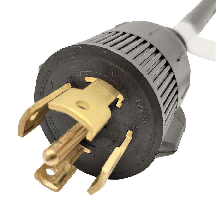 Appliance Extension Cords * | Parkworld 1 Ft. 10/3 3-Wire 30 Amp 208-Volt 5-Prong Locking Nema L21-30P To 20 Amp 3-Prong Locking L6-20R Receptacle Adapter Cord