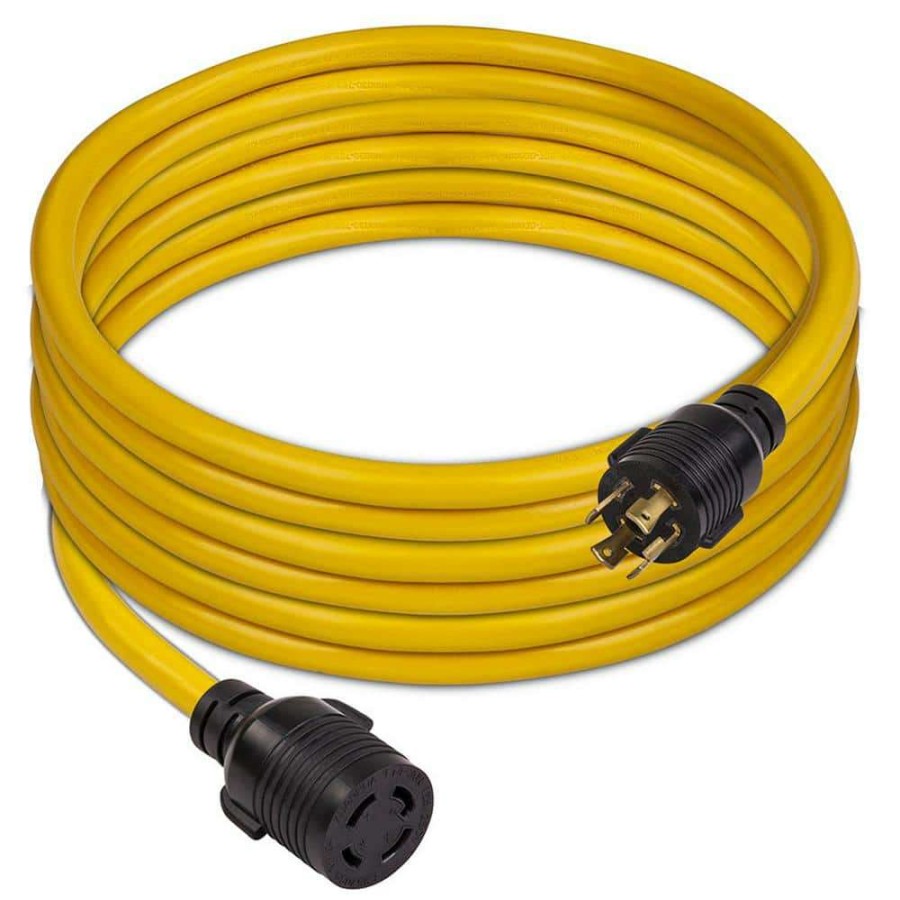 Generator Parts * | Firman 25 Ft. 30 Amp 125-Volt/250-Volt L14-30P To L14-30R Generator Power Extension Cord With Storage Strap