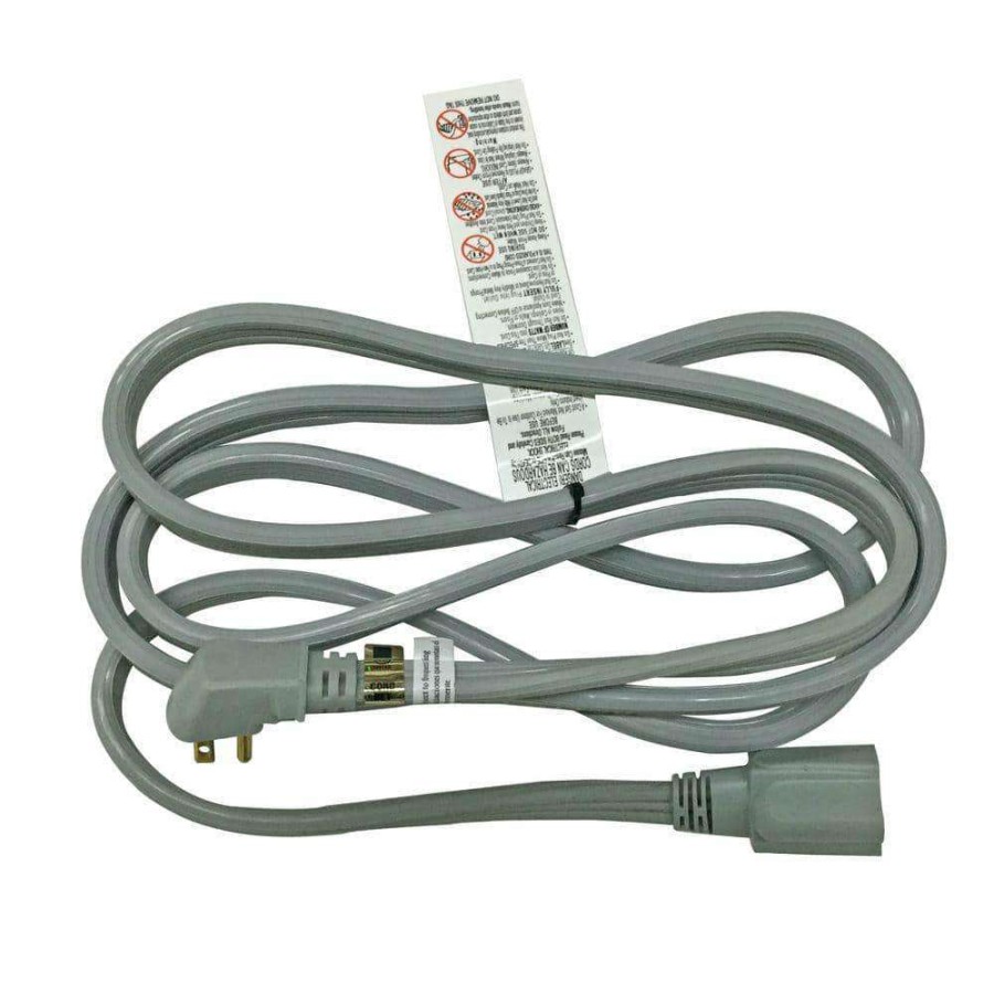 Appliance Extension Cords * | Hdx 9 Ft. 12/3 20 Amp 250-Volt Air Conditioner Extension Cord, Grey