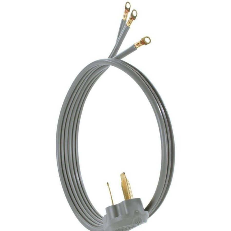 Appliance Extension Cords * | Certified Appliance Accessories 4 Ft. 6/3 3-Wire Closed-Eyelet 50 Amp Range Cord