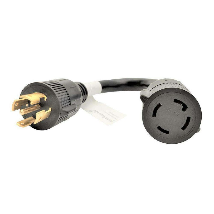 Appliance Extension Cords * | Parkworld 1 Ft. 10/4 4-Wire 30 Amp 208-Volt 5-Prong Locking Nema L21-30P Plug To 4-Prong Locking L14-30R Receptacle Adapter Cord