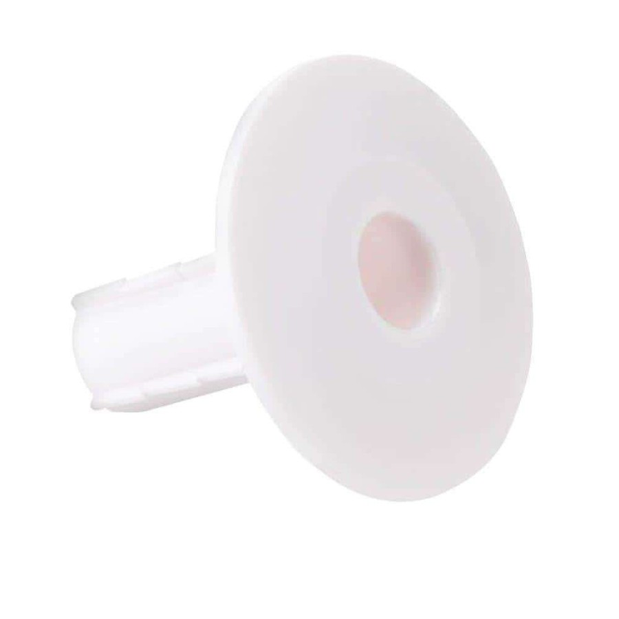 Extension Cord Accessories * | Commercial Electric Coaxial Cable Feed-Through Bushing, White