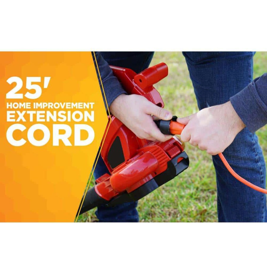 General Purpose Cords * | Woods 25 Ft. 16/3 Sjtw Outdoor Medium-Duty Extension Cord, Orange