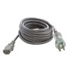 Extension Cord Accessories * | Ac Works 3 Ft. 10 Amp 18/3 Medical Grade Power Cord With C13 Connector