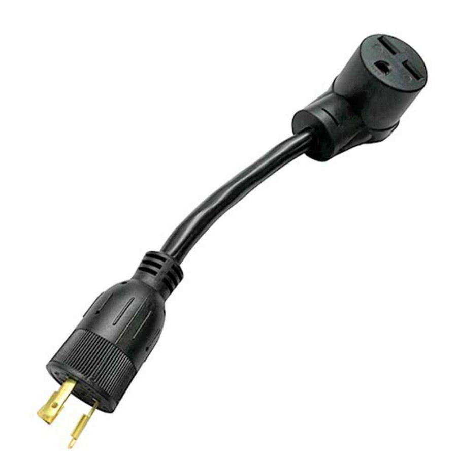 Appliance Extension Cords * | Parkworld 1 Ft. 10/3 3-Wire 20 Amp 125-Volt 3-Prong Nema L5-20P Plug To 30 Amp 250-Volt 6-30R Adapter Cord(L5-20P To 6-30R)