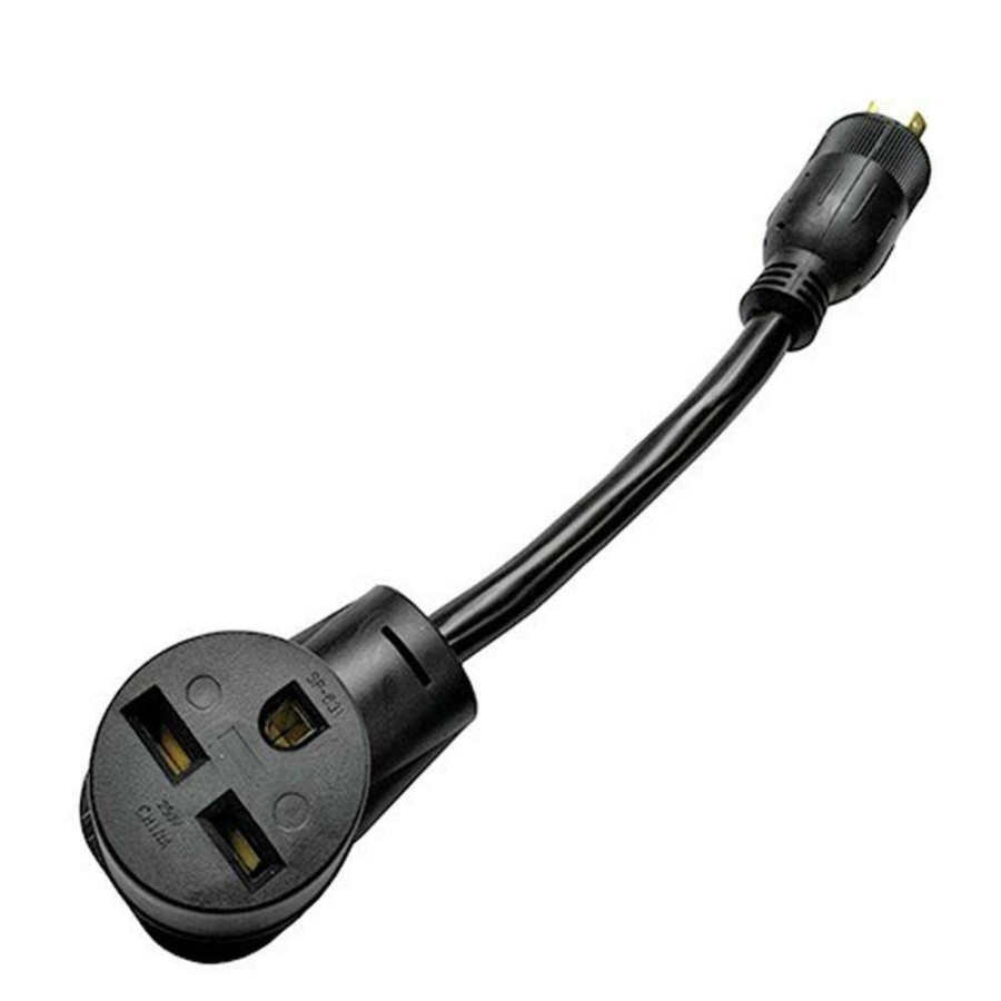 Appliance Extension Cords * | Parkworld 1 Ft. 10/3 3-Wire 20 Amp 125-Volt 3-Prong Nema L5-20P Plug To 30 Amp 250-Volt 6-30R Adapter Cord(L5-20P To 6-30R)