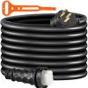 General Purpose Cords * | Vevor Rv Shore Power Extension Cord 50 Ft. 50 Amp Heavy-Duty Twist Lock Cord 50 Amp Rv Replacement Cord Ul Approved