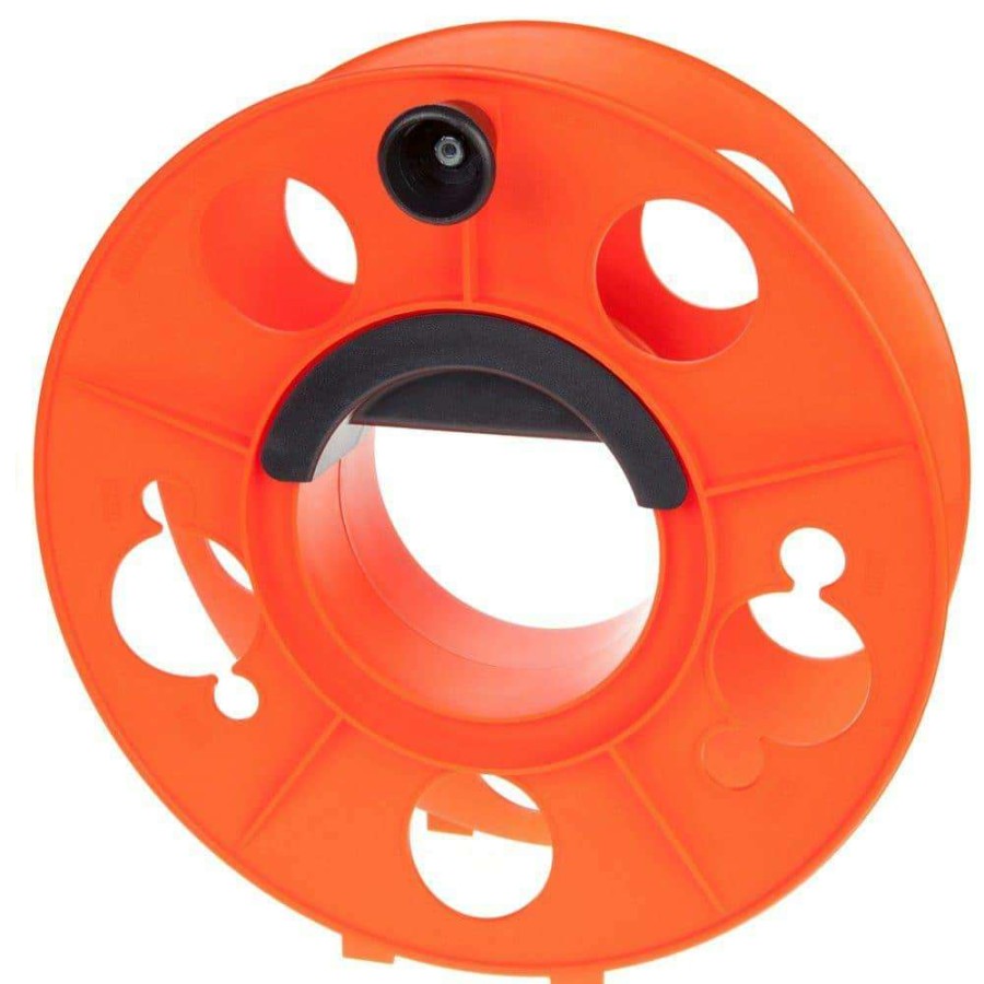 Extension Cord Reels * | Hdx 150 Ft. 16/3 Extension Cord Storage Reel