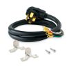 Appliance Extension Cords * | Everbilt 4 Ft. 4-Prong 40 Amp Range Cord