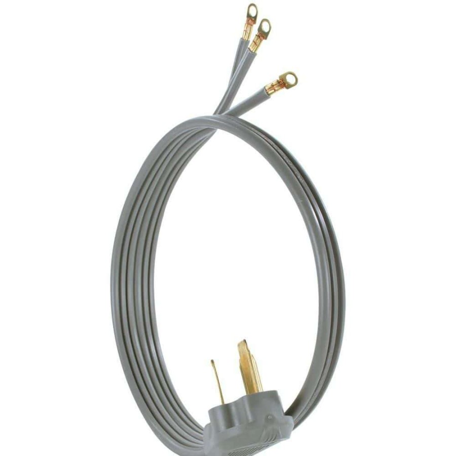 Appliance Extension Cords * | Certified Appliance Accessories 5 Ft. 6/3 3-Wire Eyelet 50-Amp Range Cord