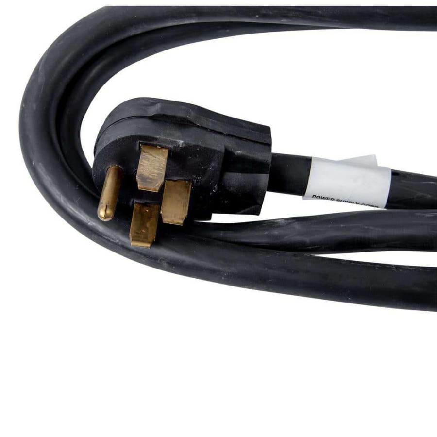 Appliance Extension Cords * | Bergen Industries 6 Ft. 4-Wire Oven Range Replacement Power Cord Black