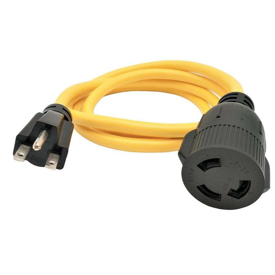 Appliance Extension Cords * | Parkworld 6 Ft. 12/3 3-Wire 20 Amp 125-Volt Nema 6-15P To L6-30R Power Adapter Cord