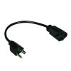 General Purpose Cords * | Tripp Lite 1 Ft. 18/3 Standard Power Extension Cord