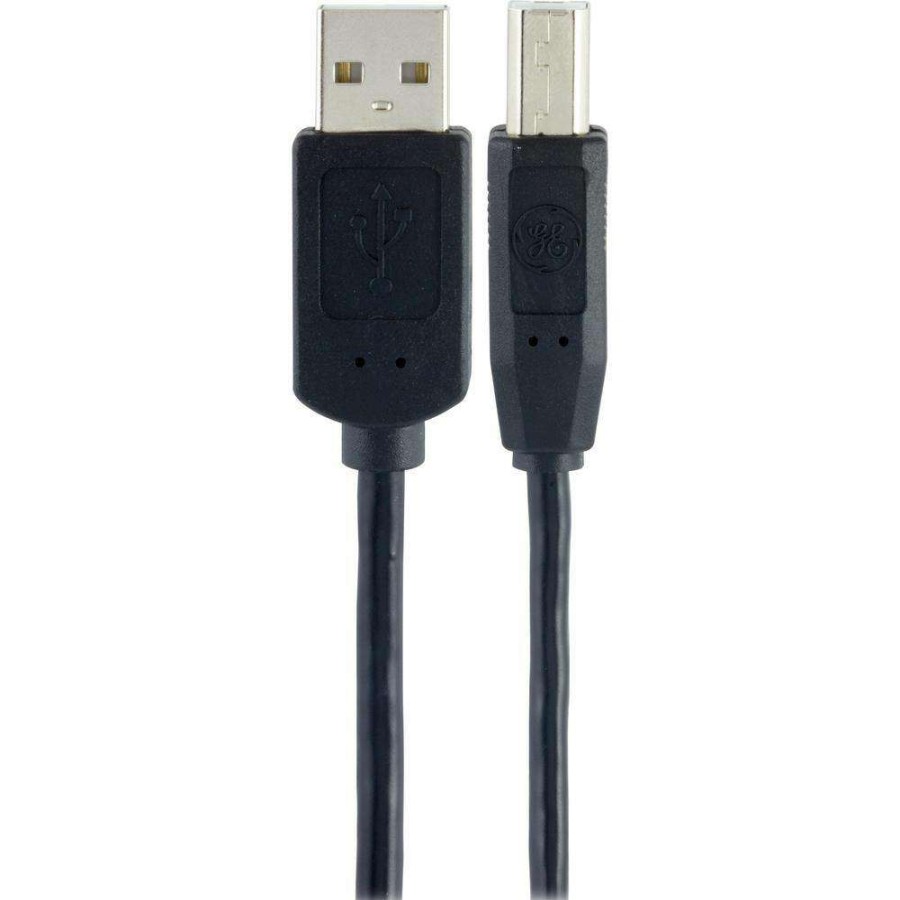 Extension Cord Accessories * | Ge Usb 2.0 Printer Cable, A Male To B Male Cord