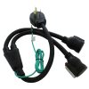 Extension Cord Accessories * | Ac Works 50A 125-Volt/250-Volt Nema 10-50 3-Prong Range/Welder/Dryer Plug To 2 Nema 5-20 Household Connections With 20A Breakers