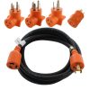 Extension Cord Accessories * | Ac Works Nema L6-20 Adapter Kit For 250-Volt Power Sources