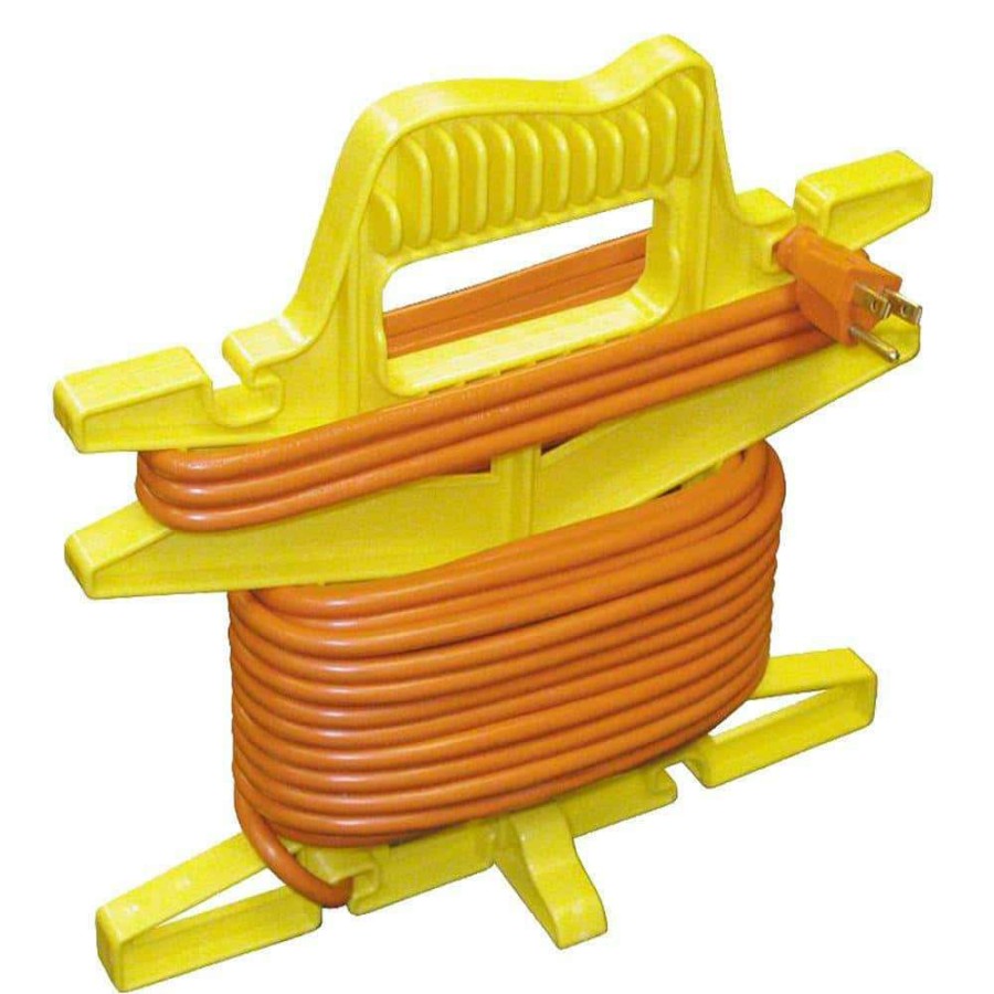 Extension Cord Reels * | Yellow Jacket Cord Wiz Yellow Extension Cord Holder