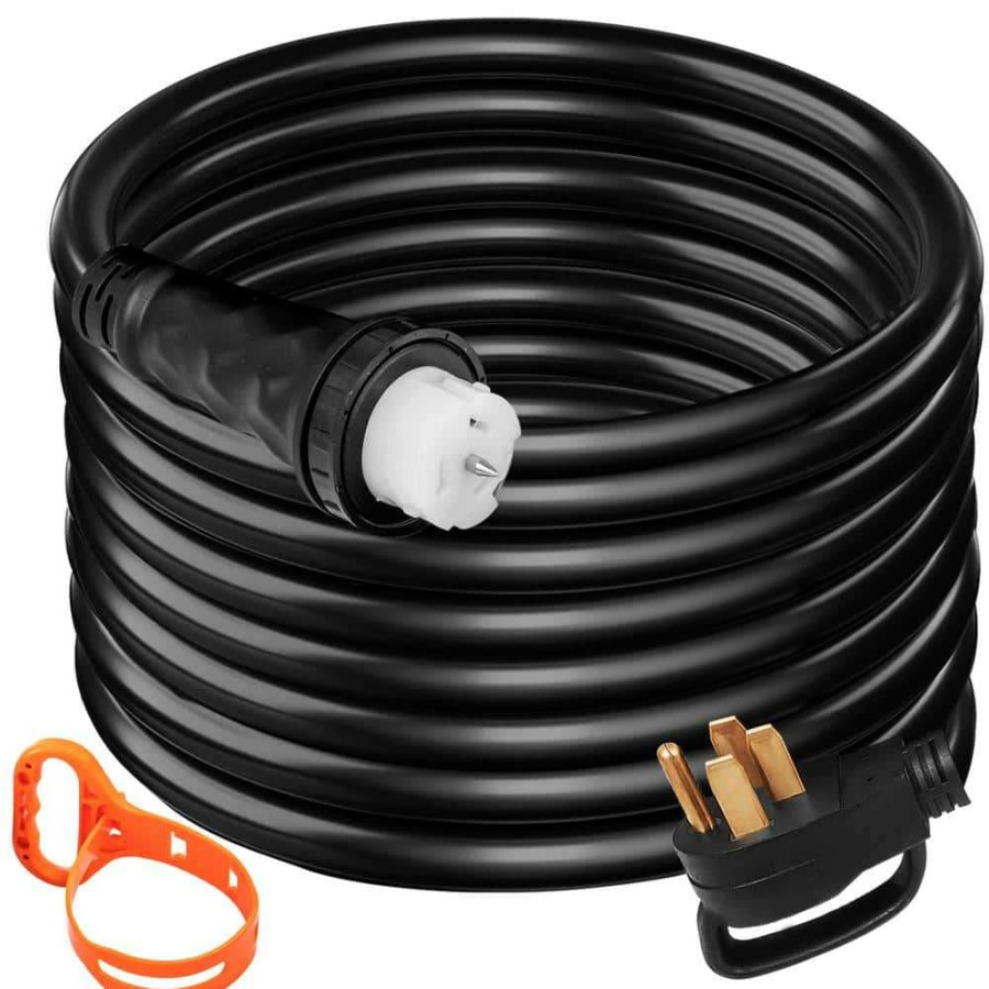 Generator Parts * | Vevor 50 Ft. Generator Cord 50 Amp Extension Cord 110-Volt Generator Cord With Twist Lock Connectors