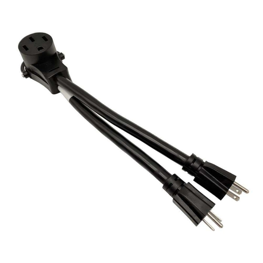 Appliance Extension Cords * | Parkworld 1 Ft. 10/3 3-Wire 110/125-Volt To 220/250-Volt Power Converter 2X Nema 5-15P To 14-50R V-Adapter Cord