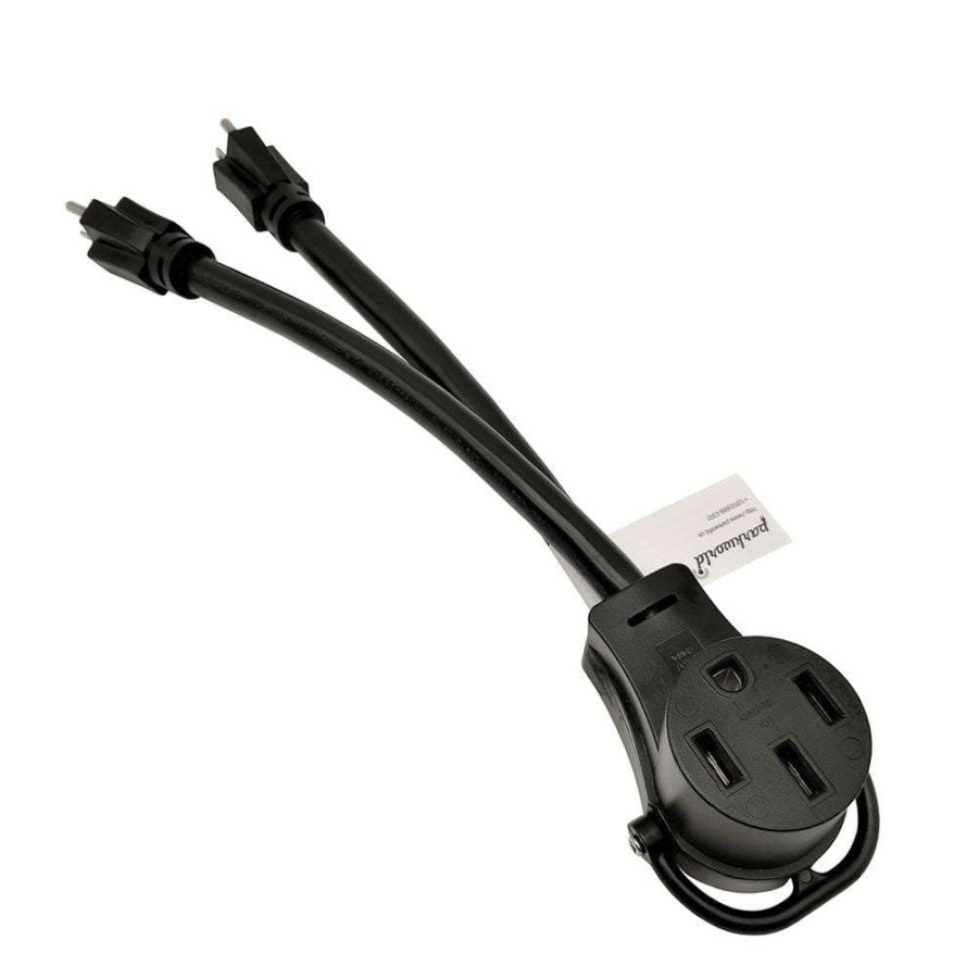 Appliance Extension Cords * | Parkworld 1 Ft. 10/3 3-Wire 110/125-Volt To 220/250-Volt Power Converter 2X Nema 5-15P To 14-50R V-Adapter Cord