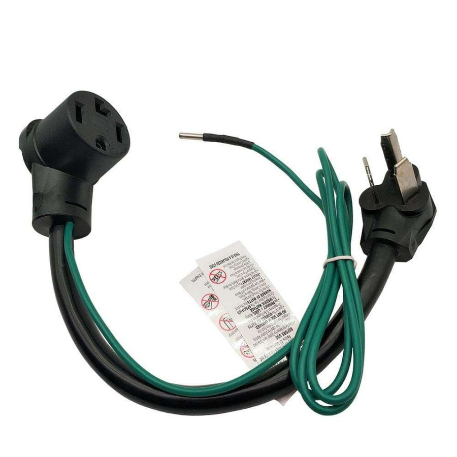 Appliance Extension Cords * | Parkworld 1.5 Ft. 10/3 3-Wire Dryer 3-Prong 10-30P Plug To 4-Prong Dryer 14-30R Female Adapter Cord