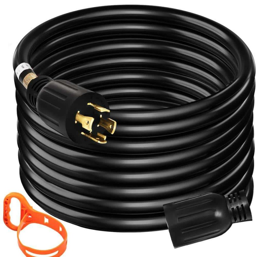 Generator Parts * | Vevor 40 Ft. Generator Extension Cord 110-Volt 30 Amp Generator Cord Ul Listed Generator Power Cord With Twist Lock Connectors