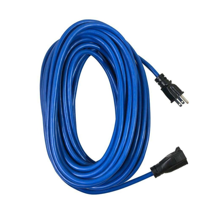 General Purpose Cords * | Husky 50 Ft. 14/3 Cold Weather Extension Cord