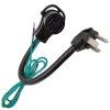 Appliance Extension Cords * | Parkworld 1.5 Ft. 10/3 3-Wire 30A 125/250-Volt Dryer 3-Prong Nema 10-30P To Rv/Ev/Generator 50 Amp 14-50R Adapter Cord