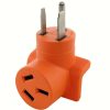 Extension Cord Accessories * | Ac Works 6-50P Welder Plug To 10-50R 3-Prong 50 Amp 125/250-Volt Older Dryer/Range Adapter