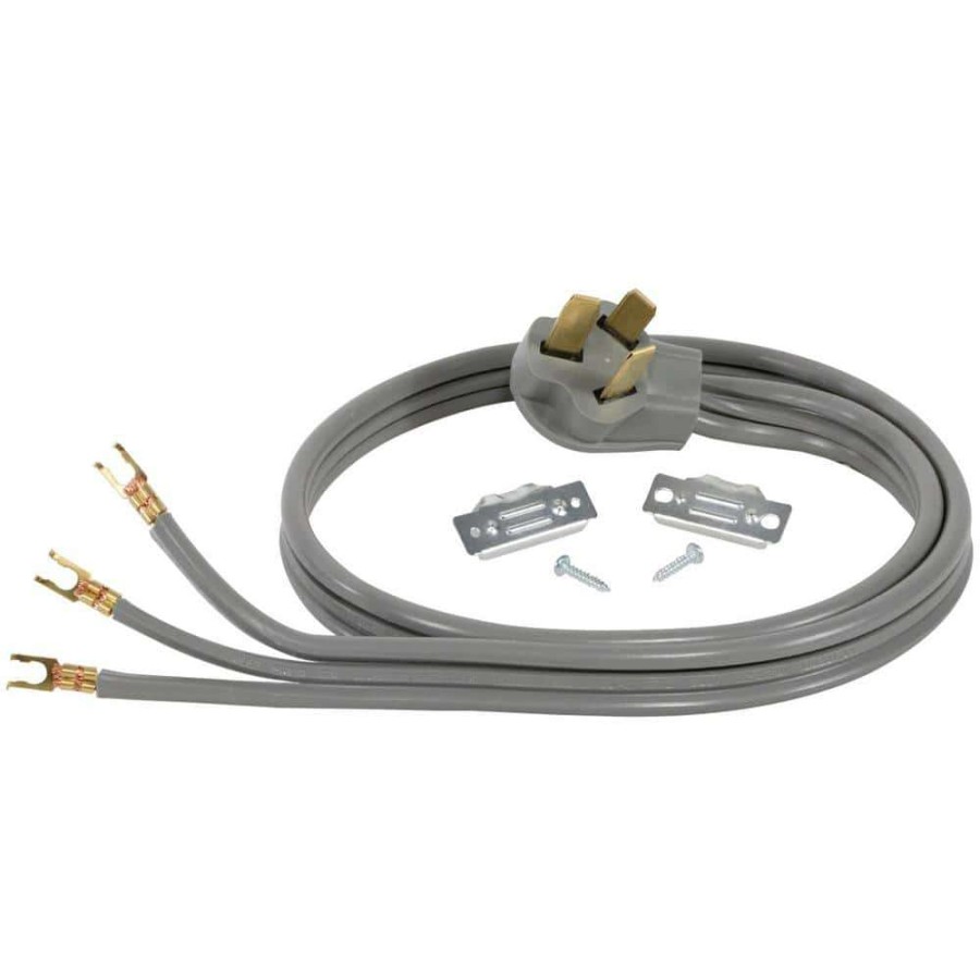 Appliance Extension Cords * | Certified Appliance Accessories 4 Ft. 6/3 3-Wire Open-End-Connector 50 Amp Range Cord