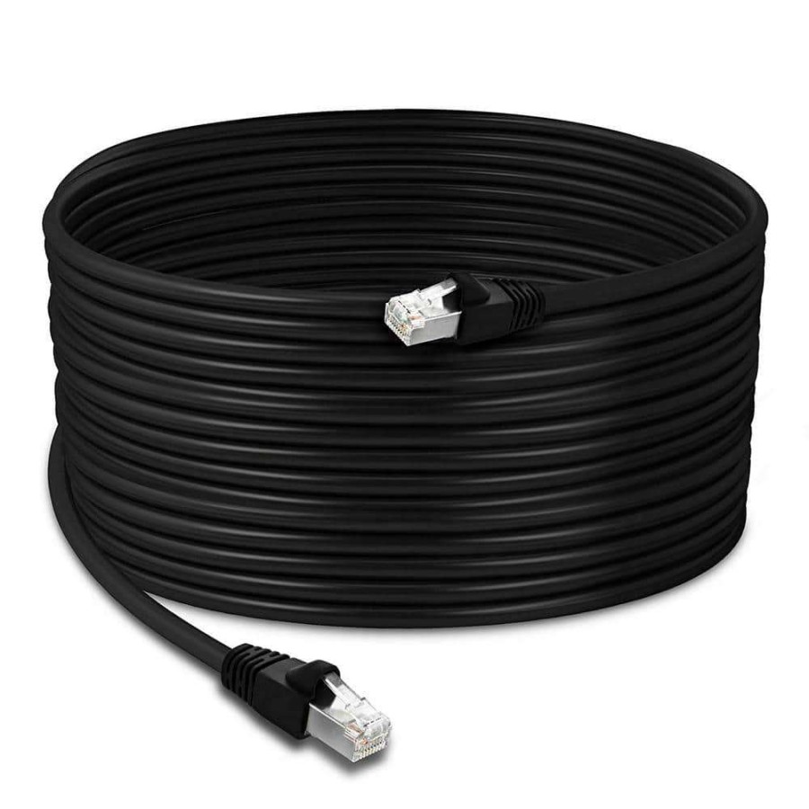 Extension Cord Accessories * | Ritz Gear Cat6 Outdoor Cable, 200 Ft. Waterproof Direct Burial 23Awg Bare Copper Cat 6 Ethernet, Rj45 Connectors