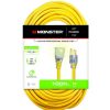 General Purpose Cords * | Monster Outdoor 100 Ft. L Yellow Extension Cord 14/3 Sjtw