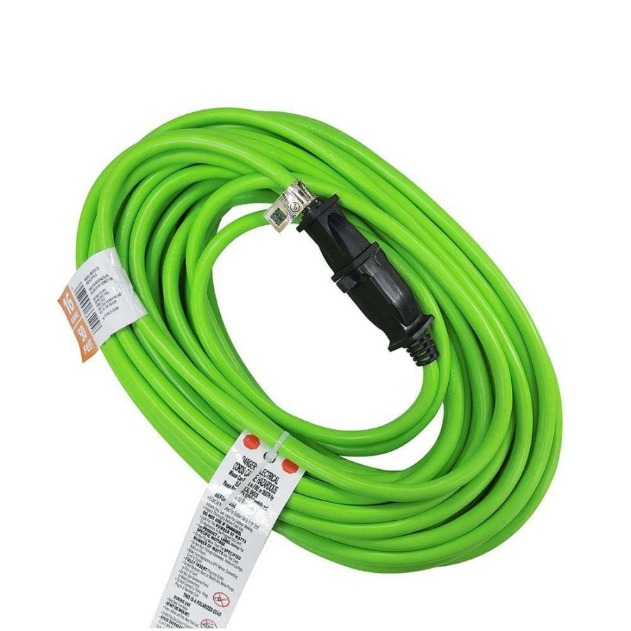 General Purpose Cords * | Husky 50 Ft. 16/2 Indoor/Outdoor Extension Cord, Green