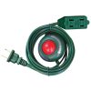 General Purpose Cords * | Home Accents Holiday 6 Ft. 16/2 3-Outlet Extension Cord With Footswitch, Green