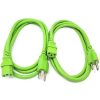 Appliance Extension Cords * | Micro Connectors, Inc 6 Ft. Ul Approved 18 Awg 10 Amp Power Cord (Nema 5-15P/C13) Green (2-Pack)