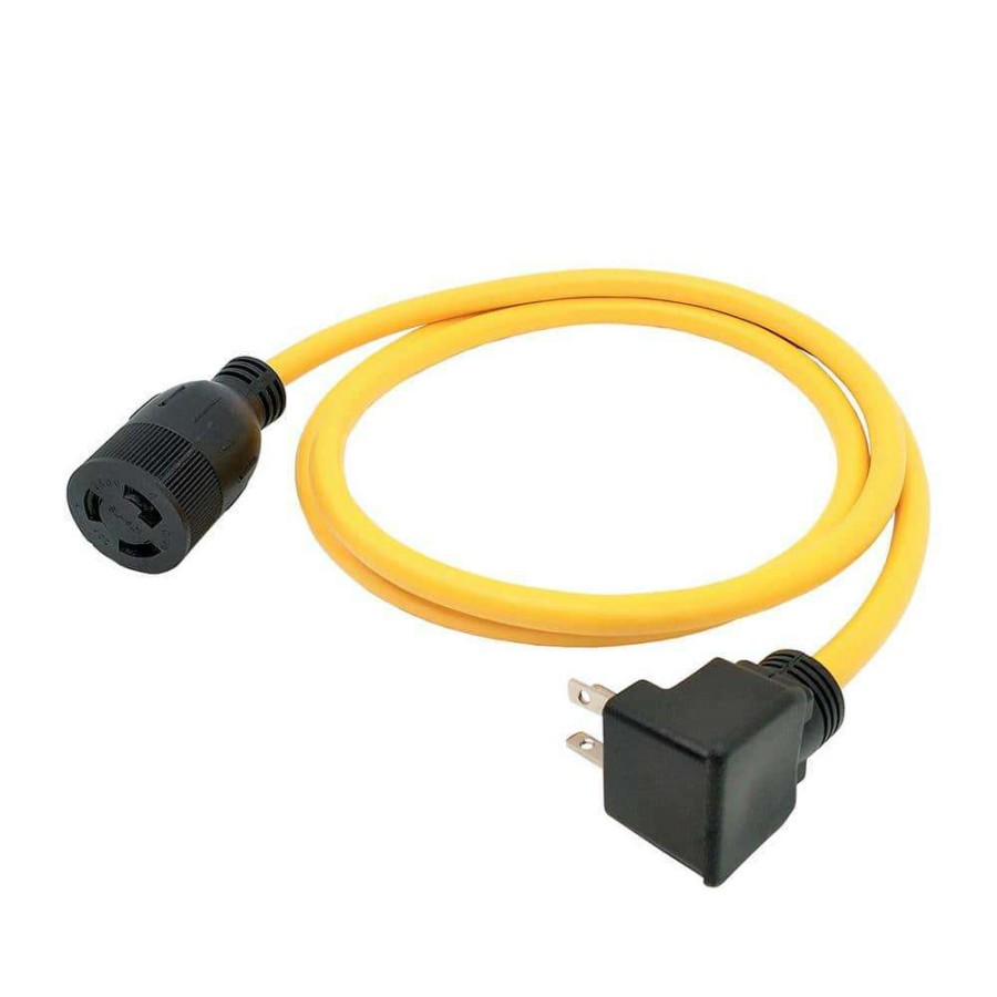 Appliance Extension Cords * | Parkworld 6 Ft. 12/3 3-Wire 20 Amp 250-Volt 3-Prong Nema 6-20P Plug To 20 Amp Locking L6-20R Adapter Cord (6-20P To L6-20R)