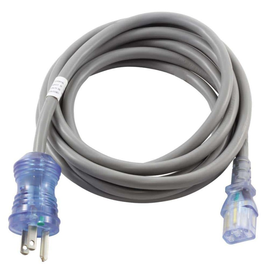 Extension Cord Accessories * | Ac Works Ac Connectors 10 Ft. 14/3 Sjtw 15 Amp Hospital/Medical Grade Power Cord With Iec C13