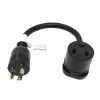 Appliance Extension Cords * | Parkworld 1.5 Ft. 10/3 Stw 3-Wire Nema L6-30P Plug To Welder 6-50R Receptacle Adapter Cord