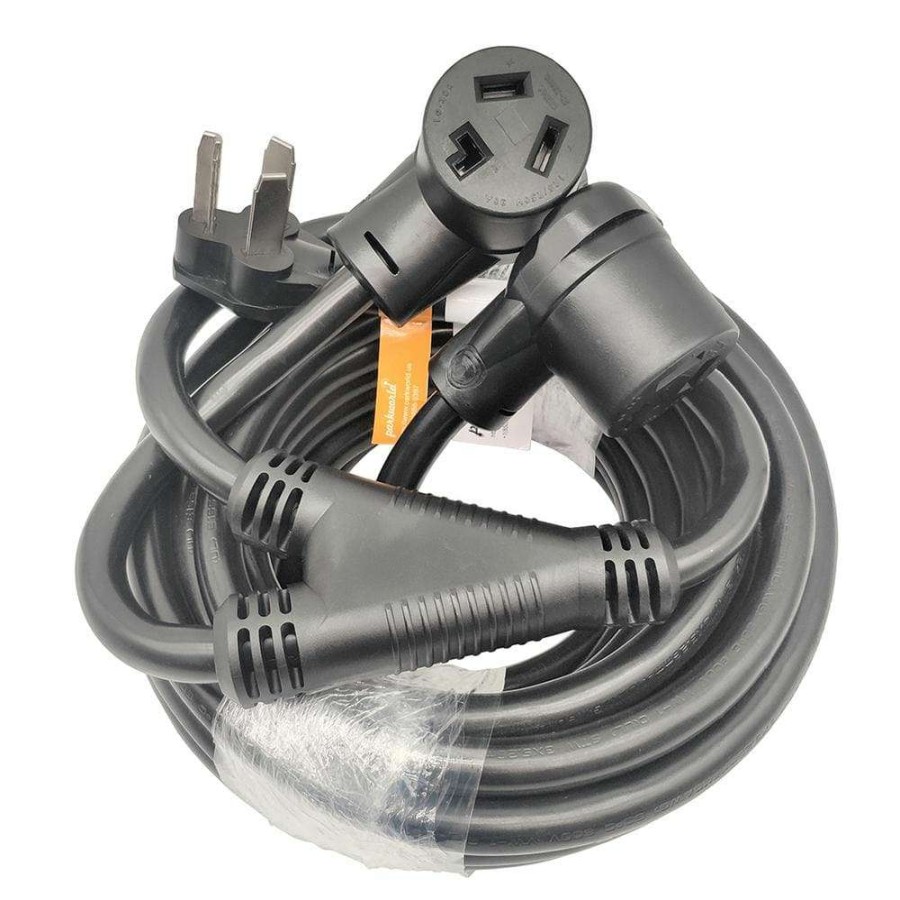 Appliance Extension Cords * | Parkworld 35 Ft. 10/3 3-Wire Dryer 30 Amp 125-Volt/250-Volt 3-Prong Nema 10-30P Plug To (2) 10-30R Receptacle Y Splitter Cord