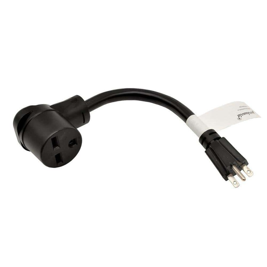 Appliance Extension Cords * | Parkworld 1 Ft. 10/3 3-Wire 15 Amp 250-Volt 3-Prong Nema 6-15P Plug To 30 Amp 6-30R Receptacle Adapter Cord(6-15P To 6-30R)