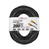 General Purpose Cords * | Lifesupplyusa 200 Ft. 10/3 Sjtw 10 Amp 125-Volt 1250-Watt Lighted End Indoor/Outdoor Black Heavy-Duty Extension Cord (2-Pack)