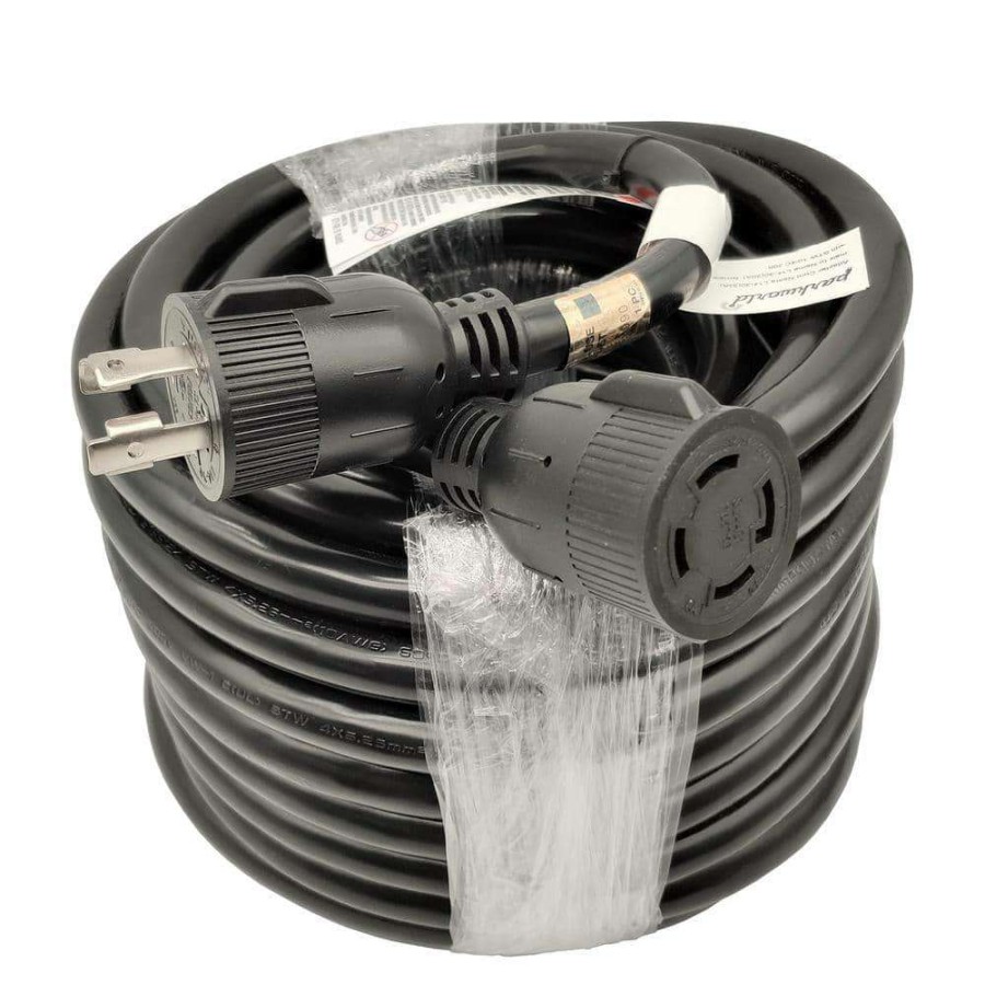 Generator Parts * | Parkworld 50 Ft. 10/4 125-Volt/250-Volt 30 Amp 4-Prong Nema L14-30 Generator Power Extension Cord (Nema L14-30P To L14-30R)