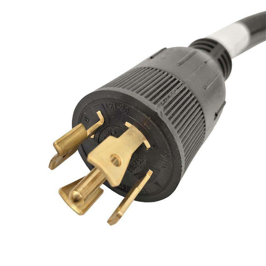 Appliance Extension Cords * | Parkworld 1 Ft. 10/3 3-Wire 20 Amp 208-Volt 5-Prong Nema L21-20P To 3-Prong Locking L6-20R Adapter Cord(L21-20P To L6-20R)